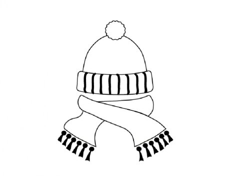 Шапочка раскраска