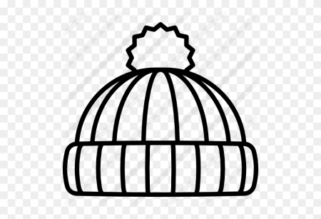 Зимняя шапка раскраска для детей