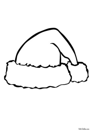 Раскраска шапка и шарф