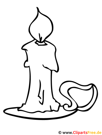 Свечка трафарет