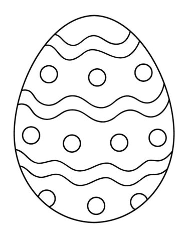 Раскраска яйца пасхальные крапанка