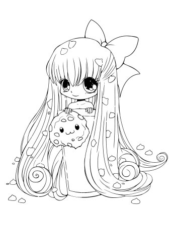 Раскраски для девочек аниме