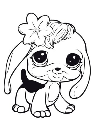 Раскраска пони Спайк