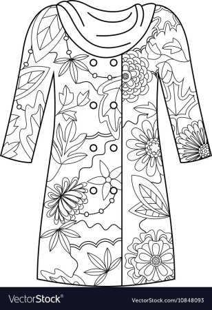 Пальто для раскрашивания