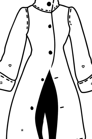 Раскраска шуба