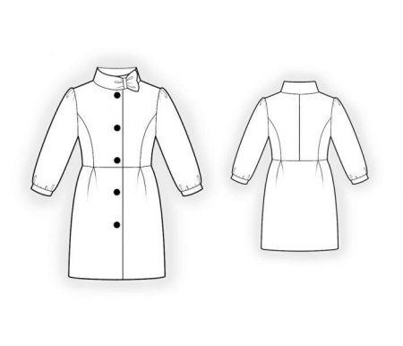 Пальто раскраска для детей