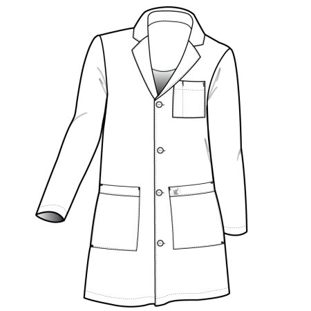 Раскраска одежда пальто