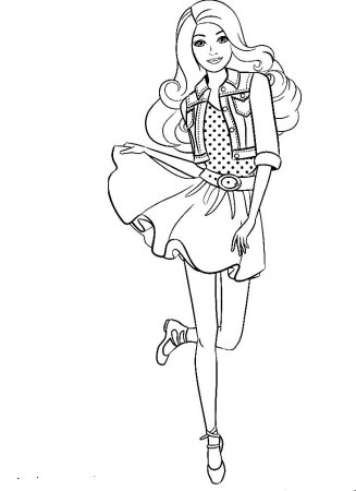 Раскраска. Барби