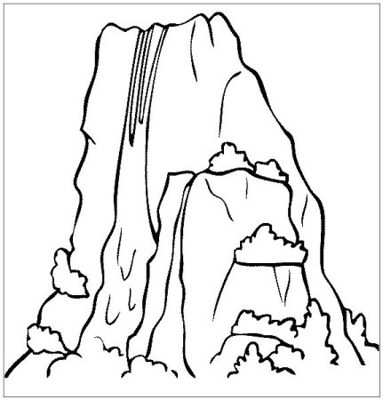 Раскраска горы