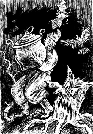 Страшная месть Гоголь рисунок