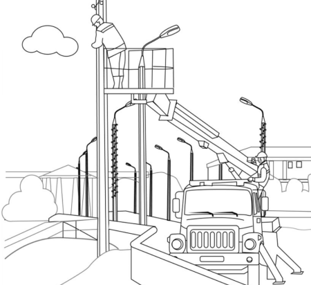 Раскраски по электробезопасности для детей