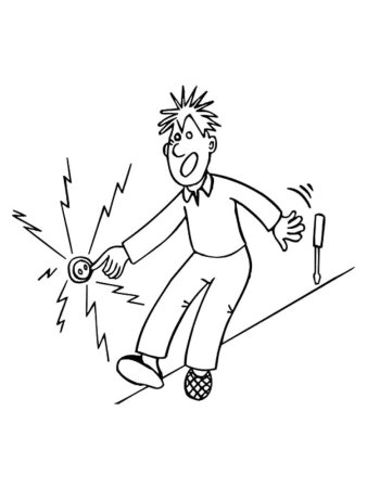 Безопасность глазами детей раскраски