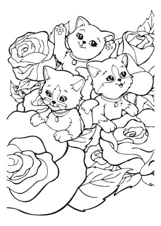 Котенок. Раскраска