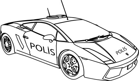 Lamborghini Egoista раскраска