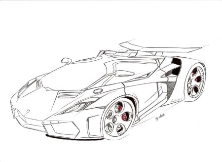 Машина рисунок