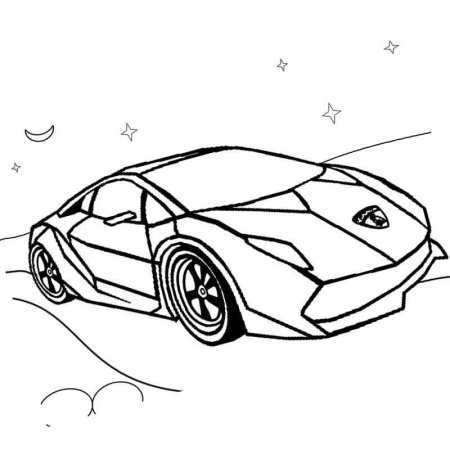 Lamborghini Veneno раскраска