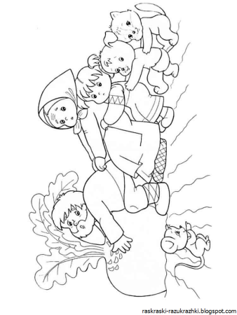 Репка рисунок карандашом