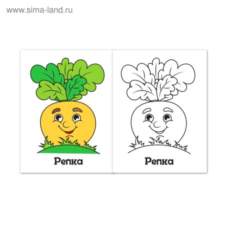 Раскраска. Репка