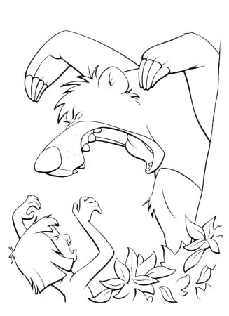 Маугли рисунок