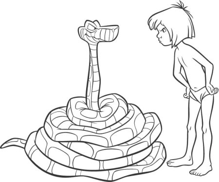 Иллюстрации к Маугли для детей