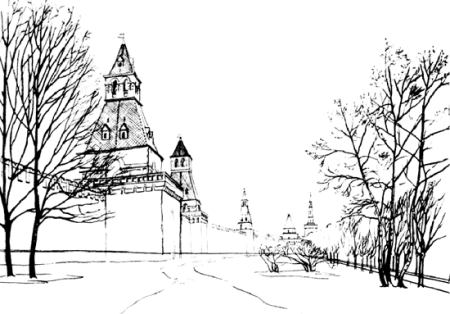 Астраханский Кремль раскраска