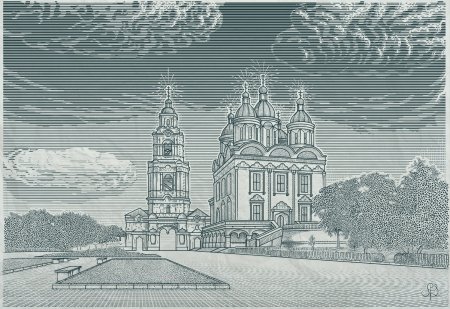 Зарисовки Кремля Астрахань