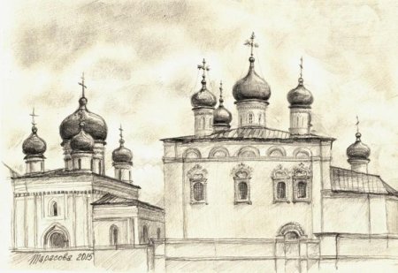 Астрахань Троицкий собор в Кремле картины