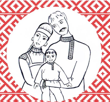 Выкройка Чувашского платья