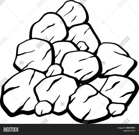 Уголь раскраска для детей