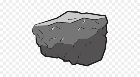 Кусок угля нарисовать