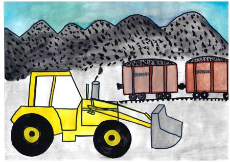 Рисунки углем