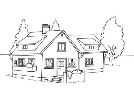 Раскраска мой дом