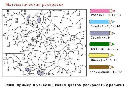 Раскраска с примерами