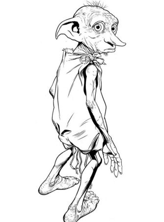 Раскраска Гарри Поттер Полумна