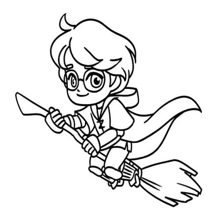 Раскраска Гарри Поттер Гермиона