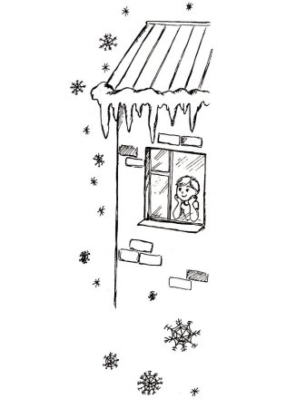 Сосульки для рисования капелек