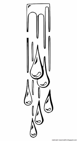 Сосульки раскраска для детей