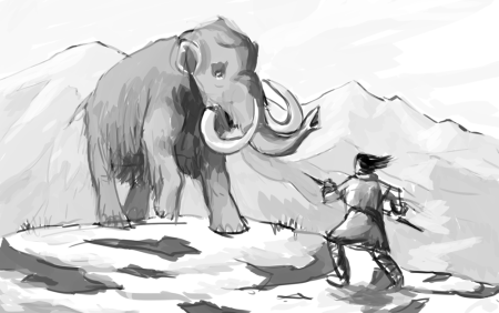 Охота на мамонта карандашом