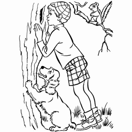 Раскраски для мальчиков собачки