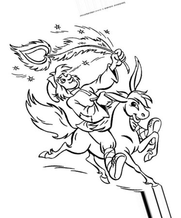 Раскраска к сказке конек горбунок