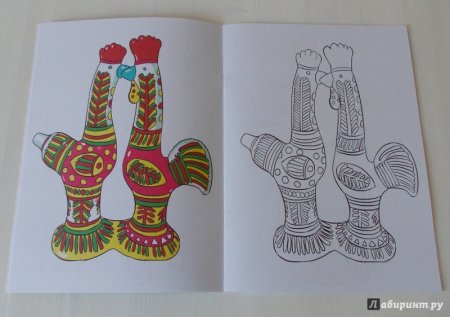 Филимоновская игрушка петушок раскраска
