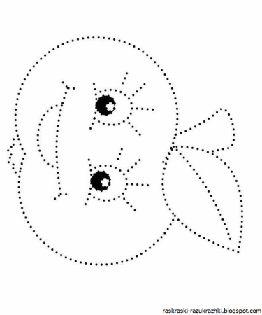 Рисование по точкам для малышей