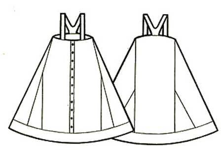 Эскиз сарафана русского народного