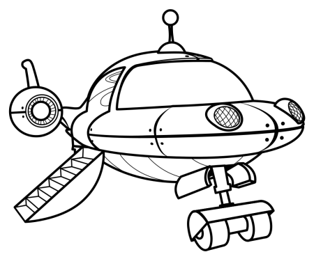 Автомобиль будущего раскраска
