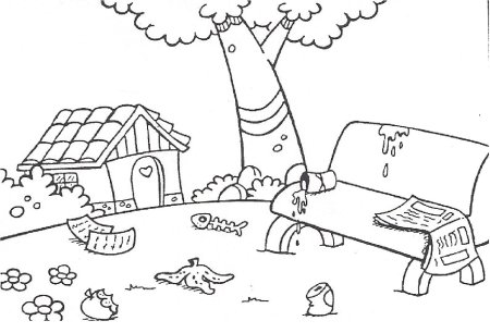 Экология раскраска