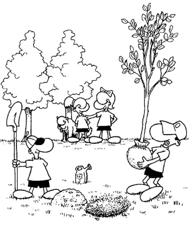 Загрязнение раскраска