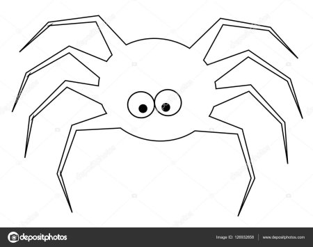 Пауки милые паучки раскраска