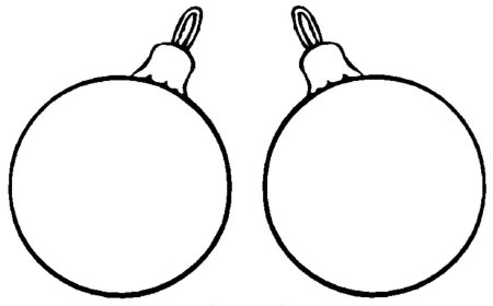Новогодние шары раскраска