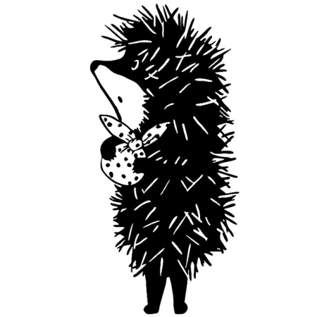 Еж раскраска