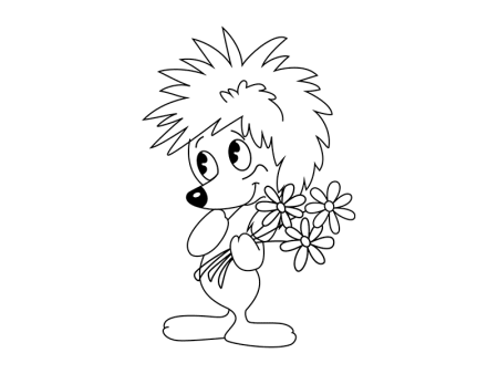 Рисование Ёжика в тумане